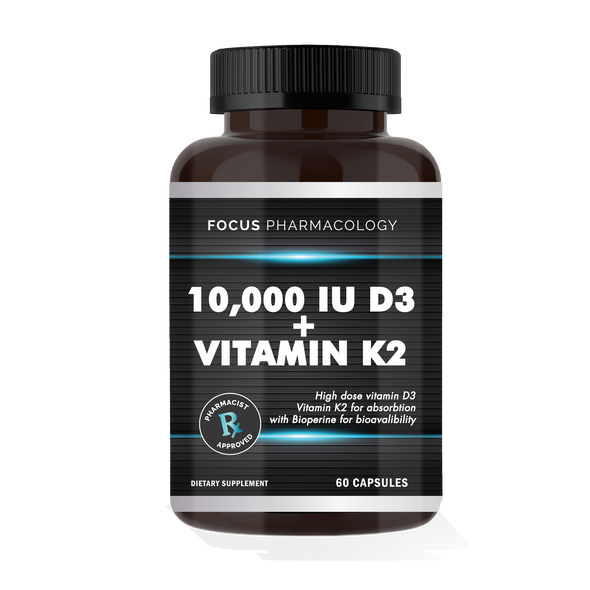 10,000 IU Vitamin D3 w/ Vitamin K2